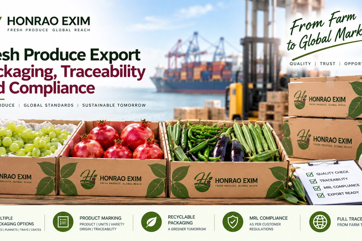 Fresh Produce Export Packaging, Traceability and Compliance
